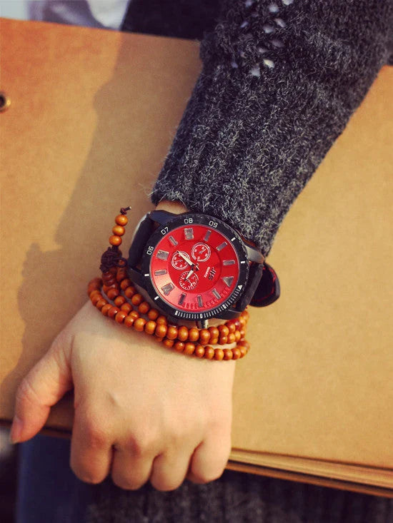 Classic Super Luminous Oversized Dial Quartz Watch for Men and Women