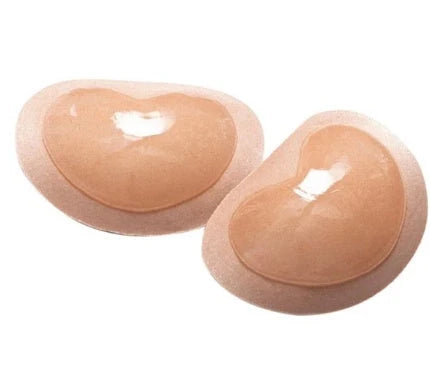 Silicone nipple cover stickers in black and beige for discreet coverage