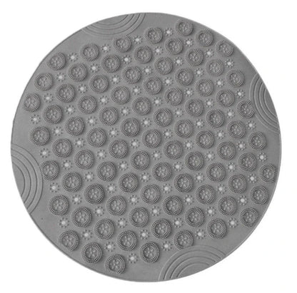 Textured Surface Round Shower Mat with Massage Texture, Non-Slip Suction Cups, and Drainage Holes for Kiwi Bathrooms