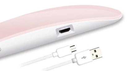 USB Nail Light LED Portable 6W in pink and white with adjustable angle for quick drying