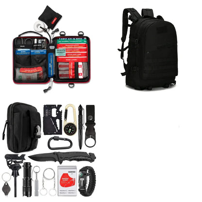 Amazon's 17.5×12×6cm multi-function survival tool with SOS features for camping