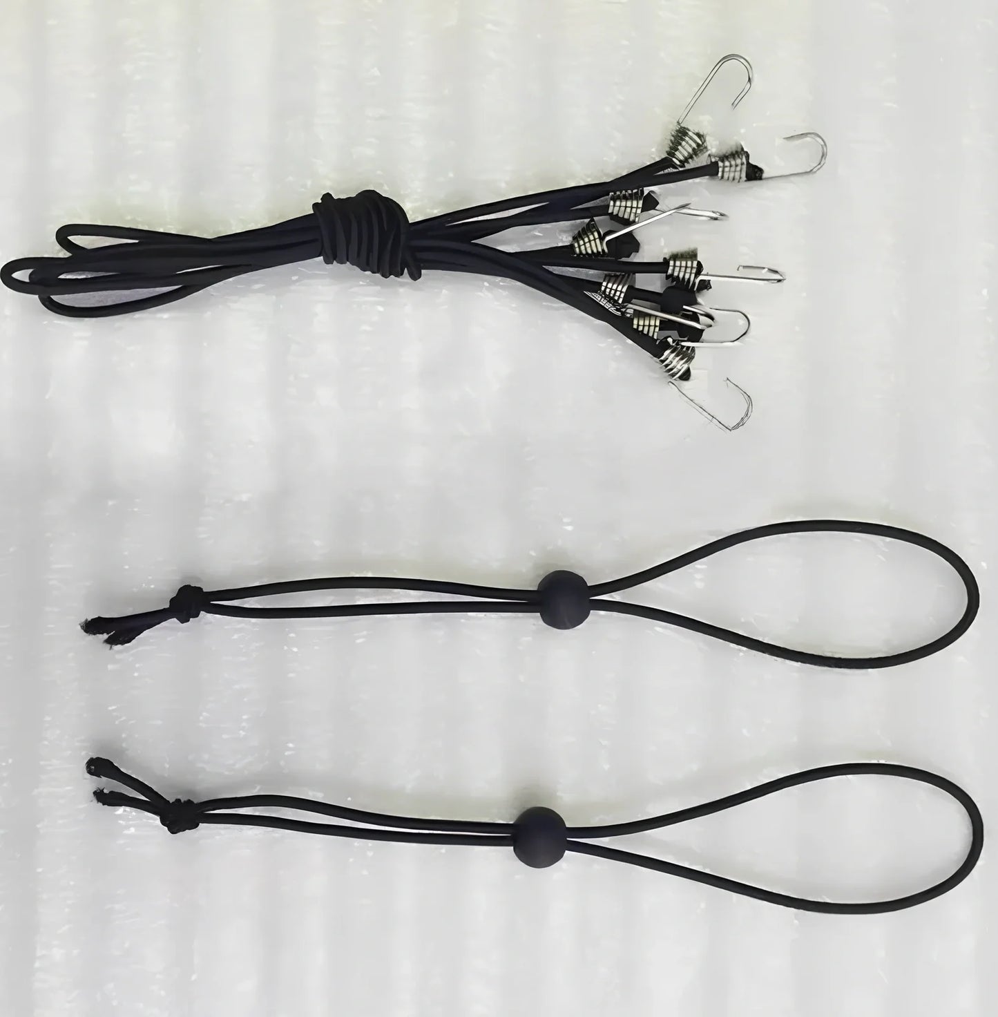 115cm x 62cm vehicle pet barrier with black micro-mesh and elastic straps installed in car