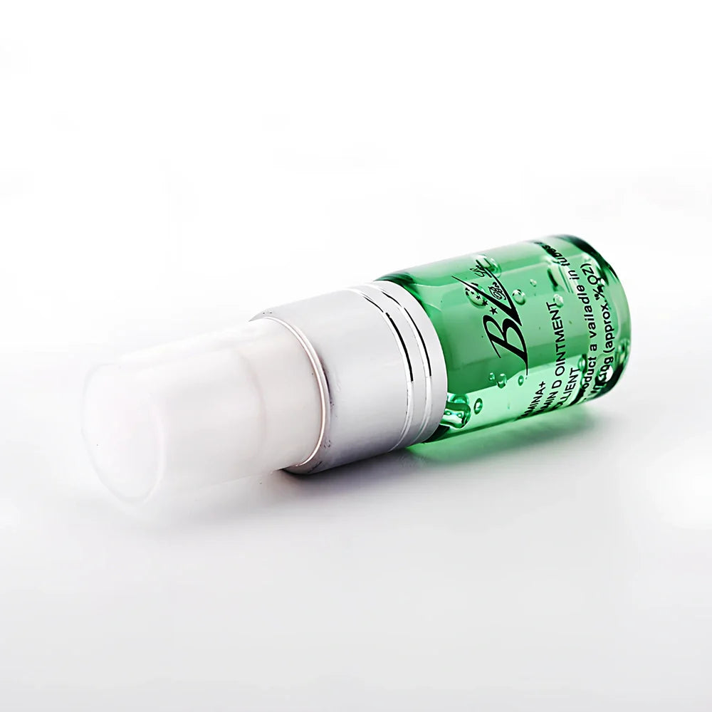 Silver grey Blue Light Acne Beauty Instrument pen with needles, USB, and 5ml cooling gel for spot removal