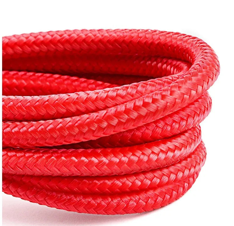 Red and black Lightning charging cable for Apple iPhones with 8PIN connector