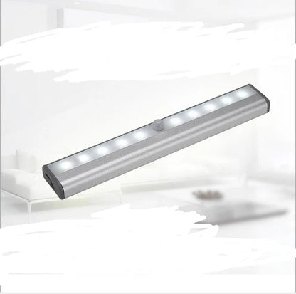 LED cabinet light with infrared sensor for automatic energy-saving illumination