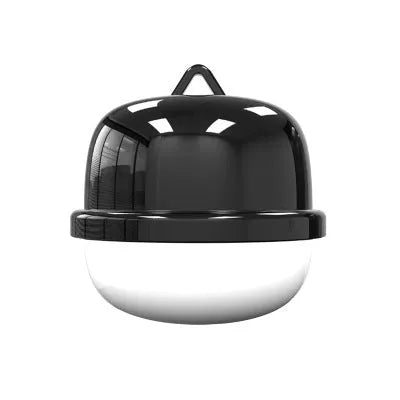 GPS pet tracking device attached to dog collar with virtual fence app display showing location monitoring