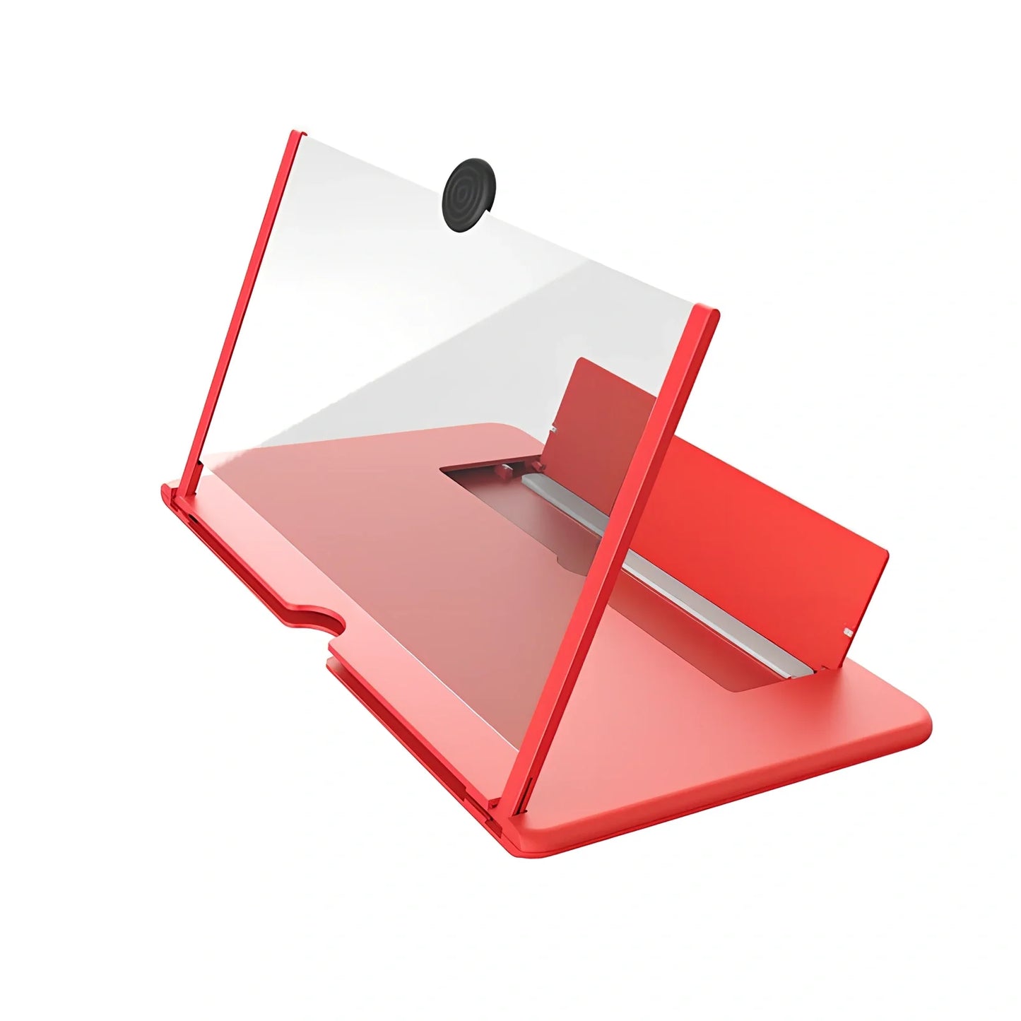 12-inch foldable mobile phone screen magnifier with 3-4x magnification in black colour