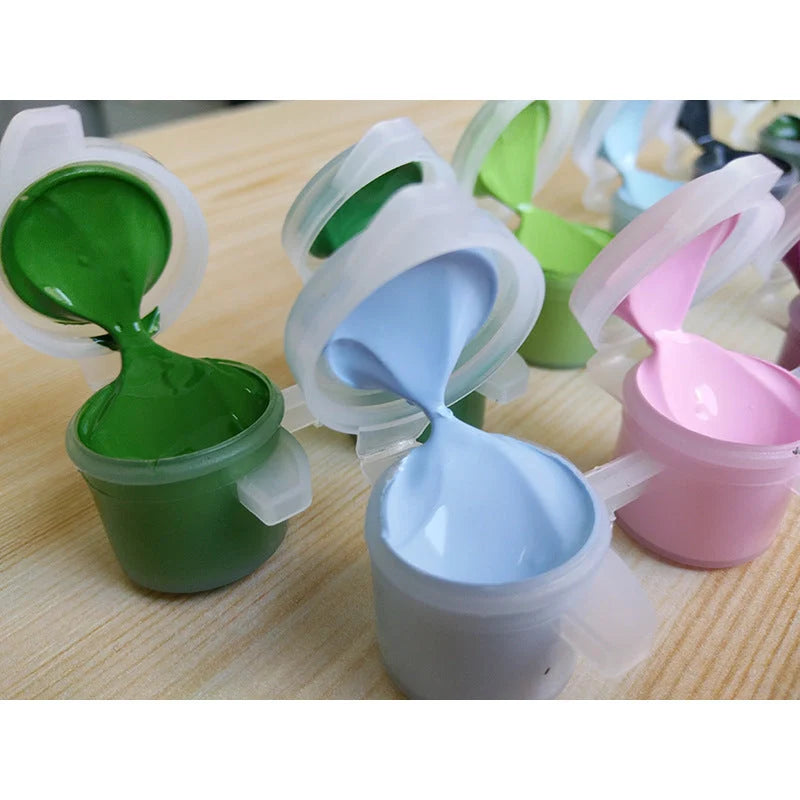 Hand-painted digital oil painting on canvas, 40x50cm, no inner frame