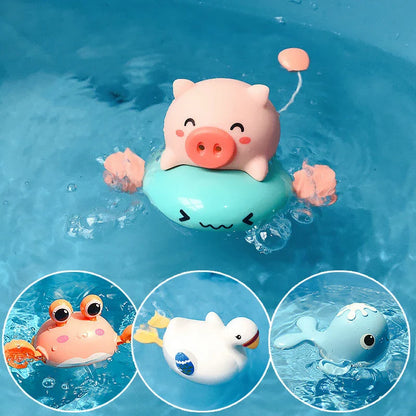 Cool Tour Pig ABS plastic baby water toy for safe and fun play