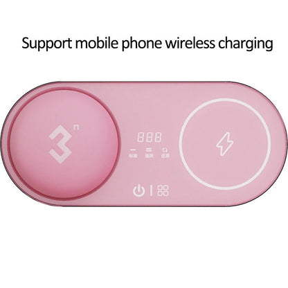 Ultrasonic contact lens cleaner with USB charging and 99.99% sterilization