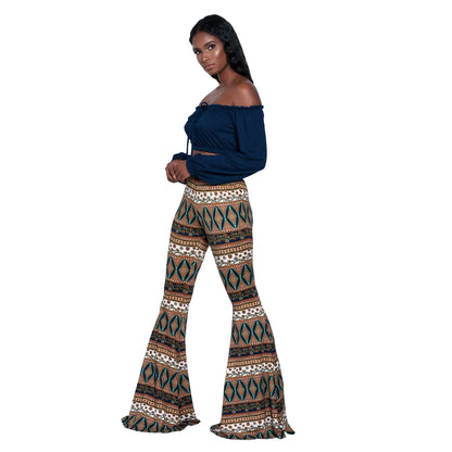 Stylish slim-fit trousers in vibrant Kiwiana-inspired colours, made from eco-friendly materials for comfortable, sustainable casual wear.