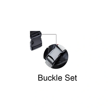 Adjustable reflective dog harness with top handle and metal D-ring for leash attachment