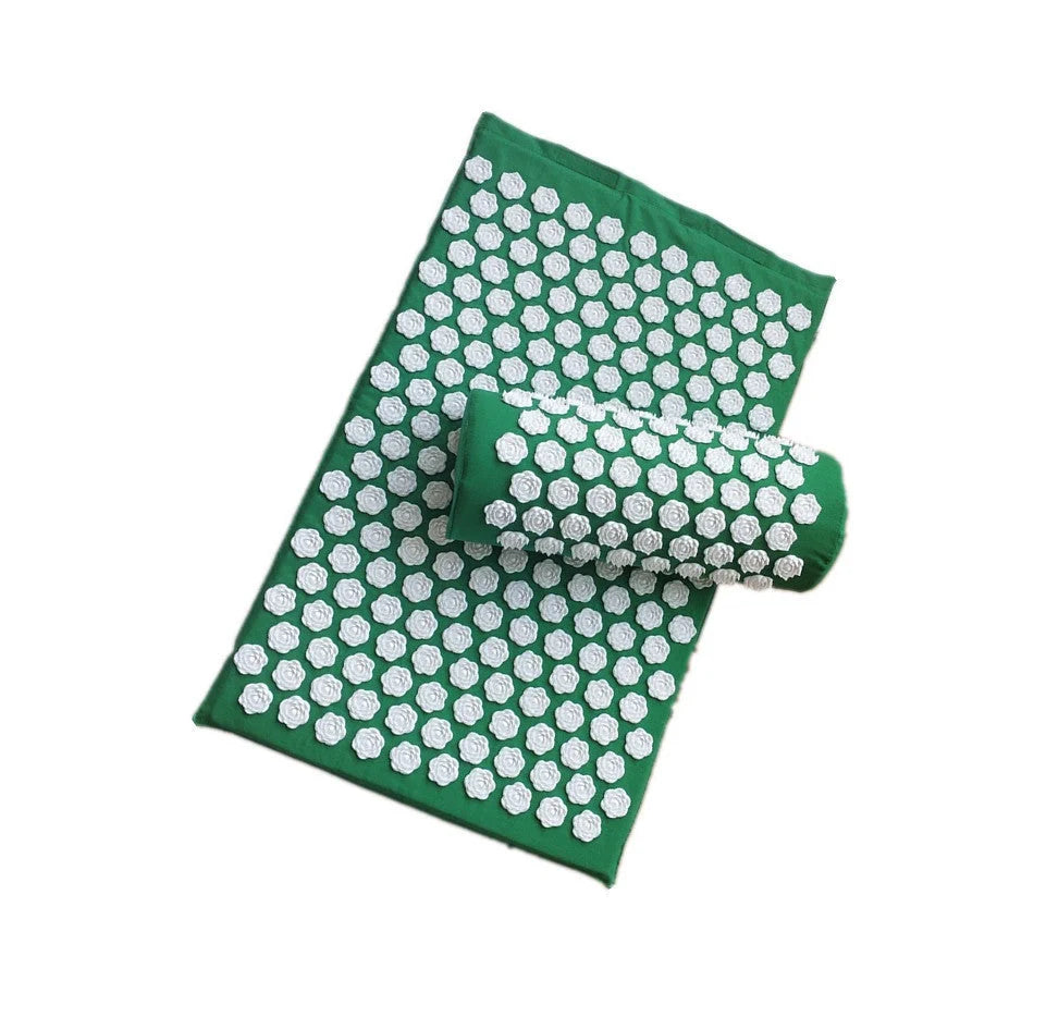 Acupuncture Yoga Cushion and Pillow Set for muscle relief and relaxation