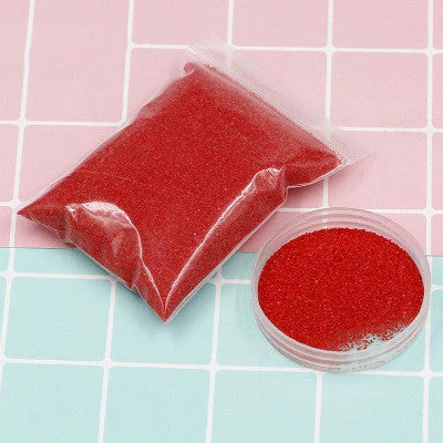 DIY Non-toxic Magic Mars Space Sand in seven colours for creative and educational play