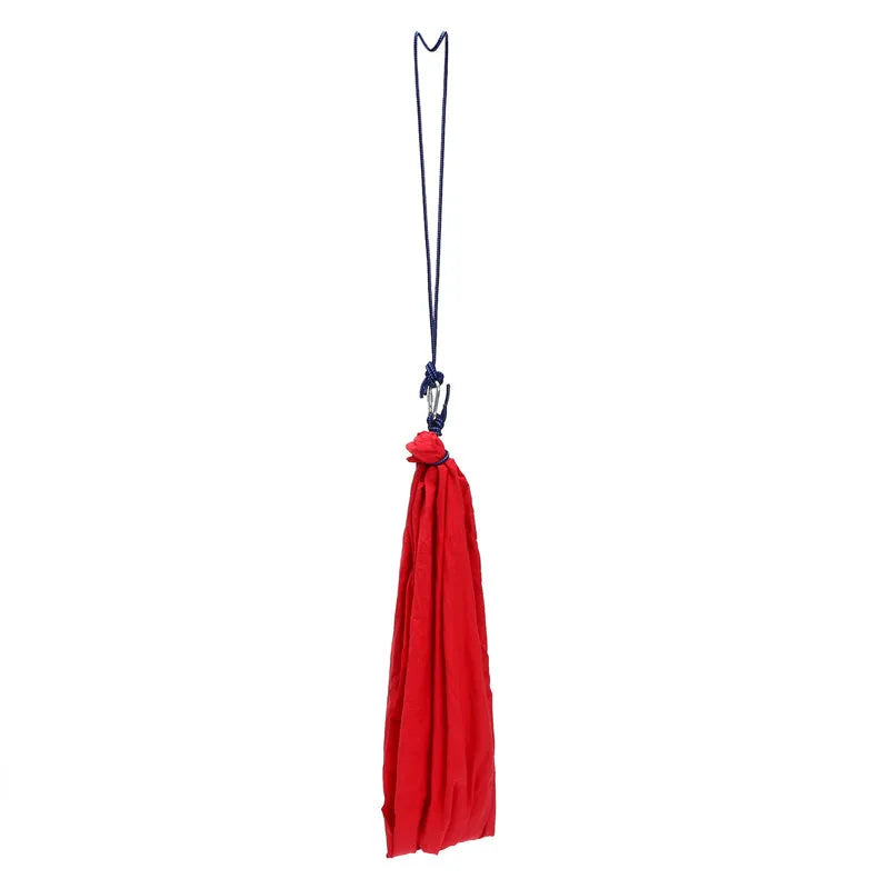 Kids elastic swing hammock in nylon, 100x280cm, with steel lock for indoor outdoor sensory therapy