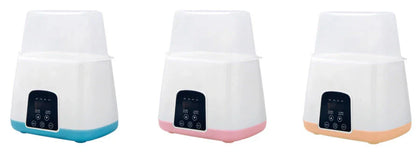 Automatic baby bottle warmer with multi-function heating and sterilizing capabilities