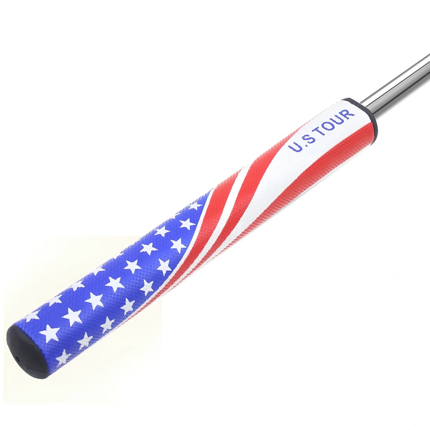 Blue 3.0 golf grip with PU cover, 0.58-inch EVA core, 10 cm length for secure shaft fitting and vibration absorption