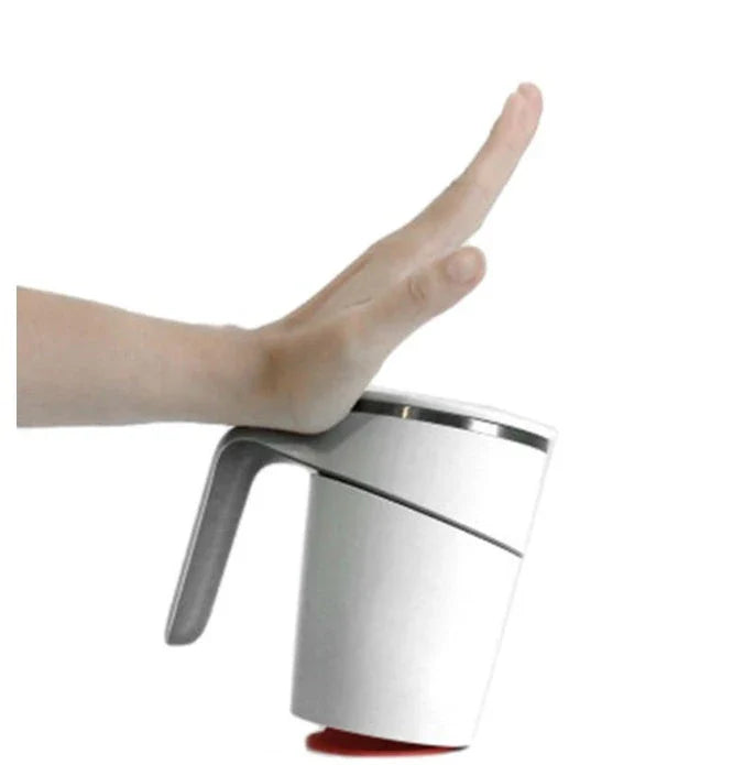 470ml Magic Suction Cup in white with double insulation and spill-proof base