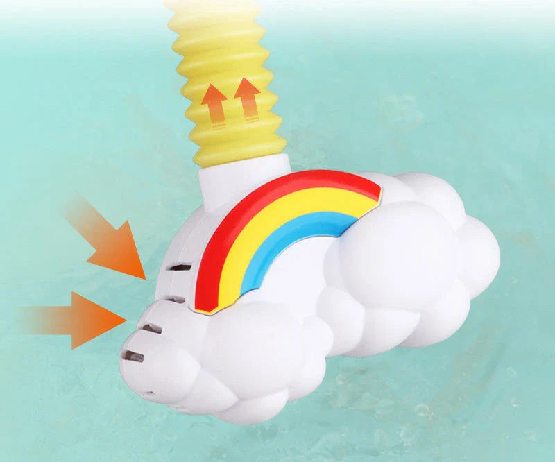 Elephant model electric water spray toy for kids bath time fun