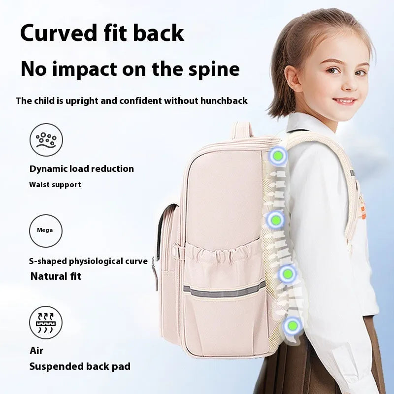 Student school backpack in Oxford cloth available in two sizes and eight colour options for grades 5-6