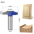 Carbide face milling cutter head with 31mm ball diameter for wooden door frame profiling