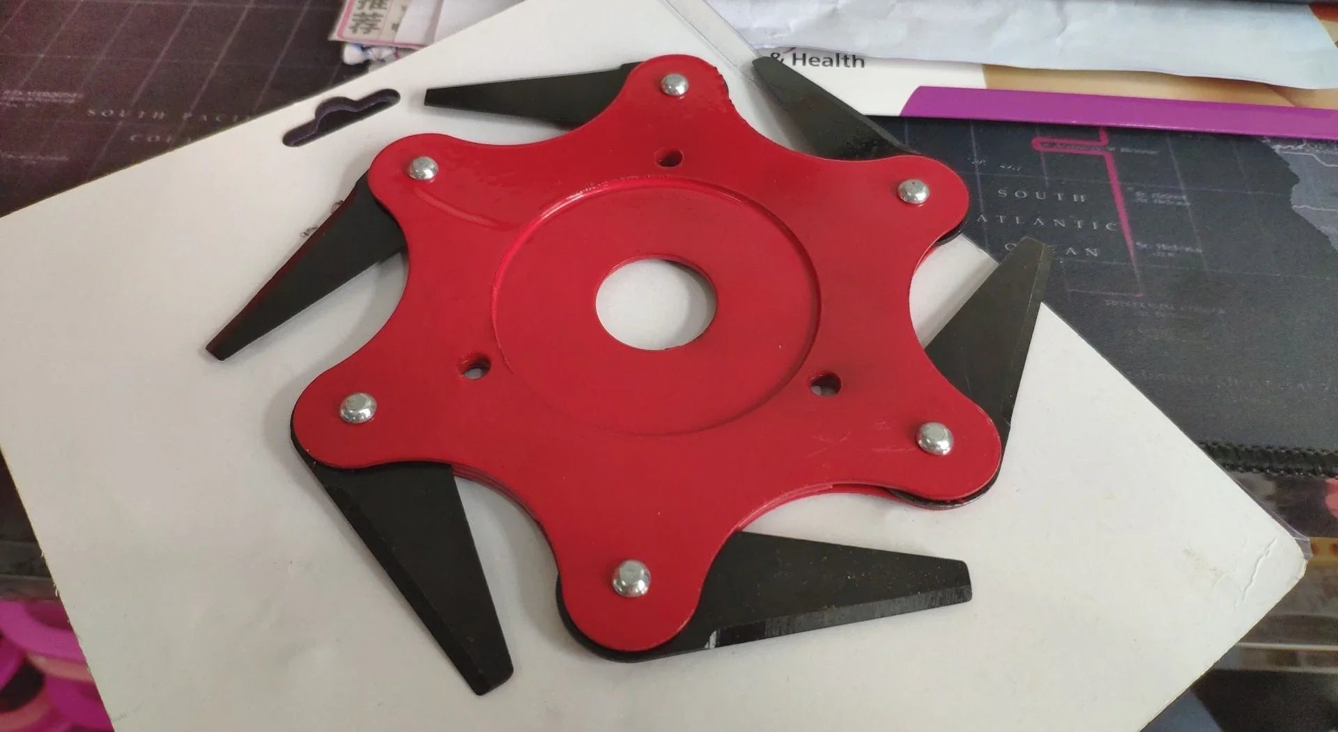 Multi-Leaf Manganese Steel Blade for efficient grass cutting