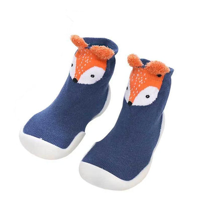 Children's non-slip pure cotton floor socks in various colours and sizes