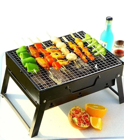 Portable Folding Grill Rack for outdoor BBQs and picnics