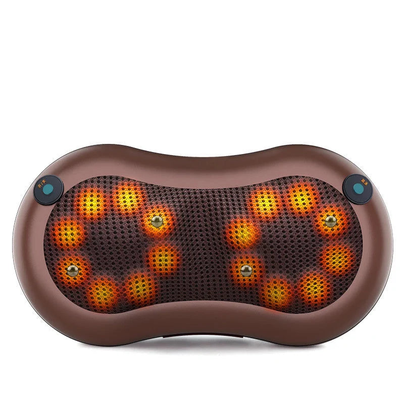 Massager Pillow with multiple head options for customised muscle relief