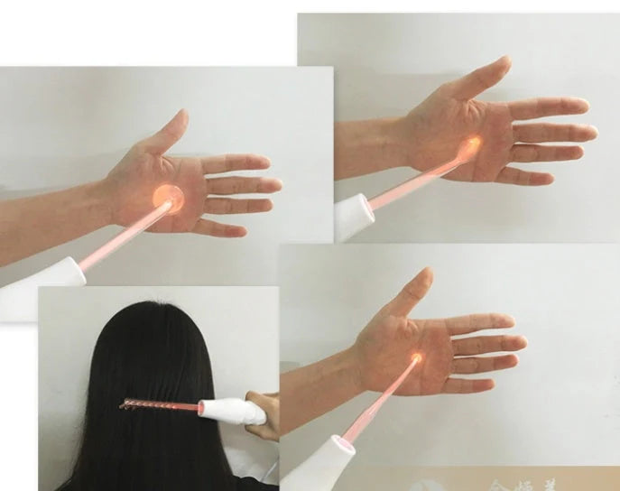 High-frequency electrotherapy beauty instrument for acne treatment and skin healing