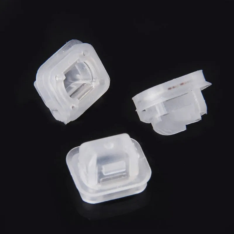 BMW E39 E38 interior trim clips showing 17.3mm plastic fasteners with peach wood pattern