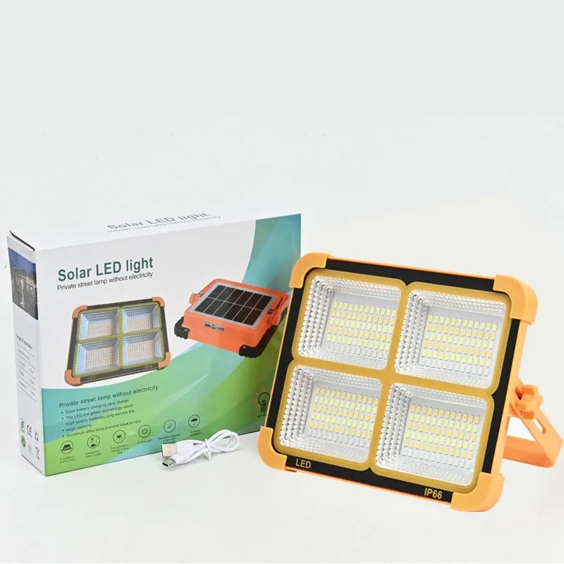 Portable square camping lantern with IP66 protection 215x180mm