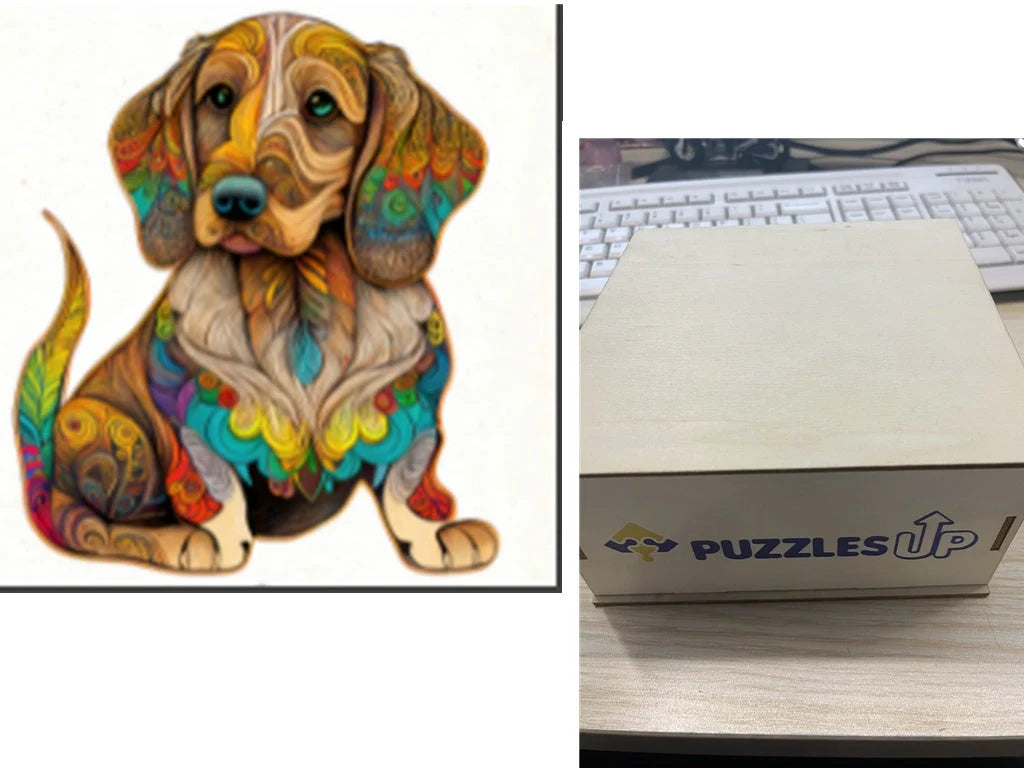 Animal Puzzle Puzzlesup A3 Size With The Box - Detailed wooden puzzle for creative minds