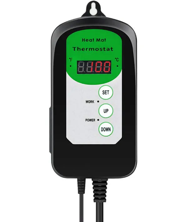 BH1912020 digital temperature controller with LCD display showing temperature readings