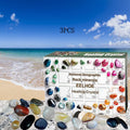 Ore green gift box with 24 individual compartments for organising small items like jewellery or beads.