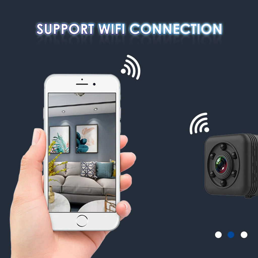 SQ29 waterproof sports camera with MicroUSB port and TF card slot