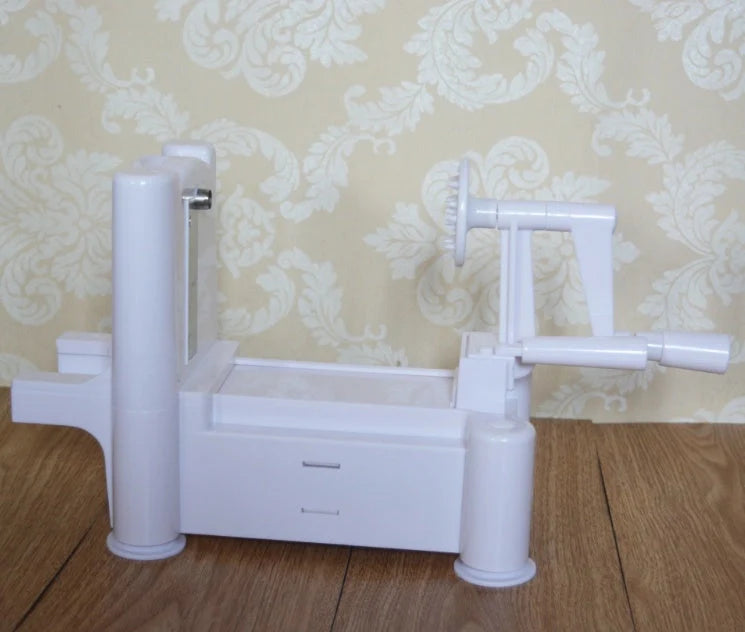 Multi-function vegetable cutter with stainless steel blades for shredding and slicing