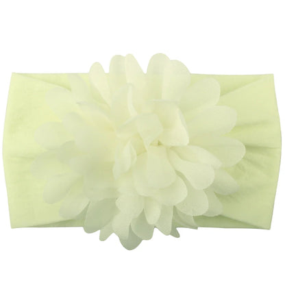 Handmade chiffon flower headband for babies in various colours