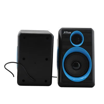 USB cable speaker with 3.5mm audio socket wired computer speaker random colour