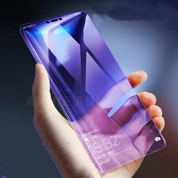 Wholesale pack of violet light full-screen tempered glass protectors for Vivo smartphones