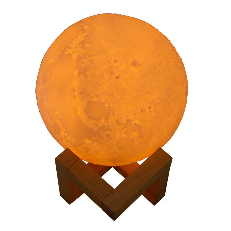 White USB night light humidifier with 880ml tank showing adjustable LED lighting and mist function