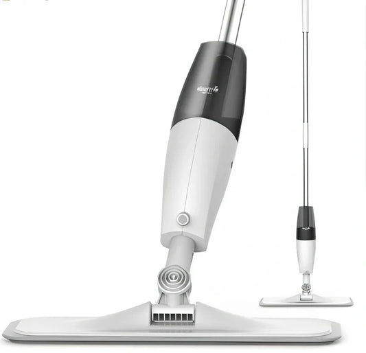 Xiaomi Deerma water spray floor mop with 360-degree rotation, 350ml reservoir, and 30cm microfibre head for efficient cleaning