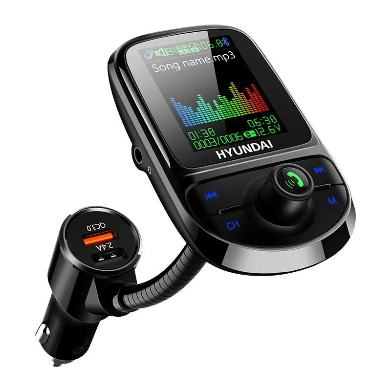 Black multi function MP3 Bluetooth player with FM transmitter for car use