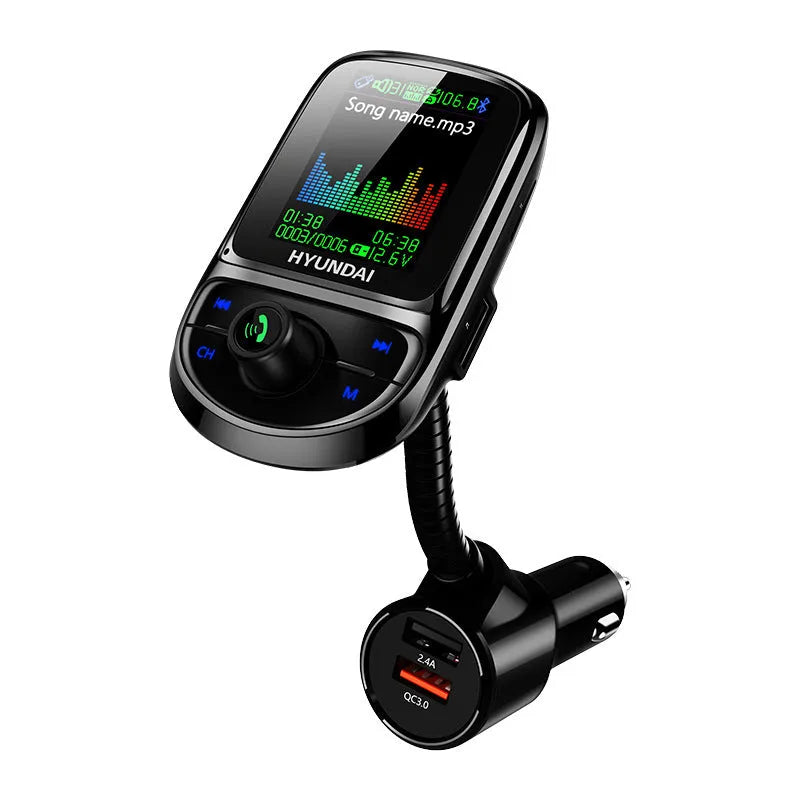 Black multi function MP3 Bluetooth player with FM transmitter for car use
