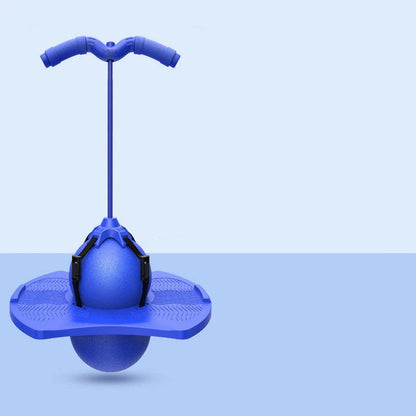 Children's balance bouncing ball toy with detachable handle in various colours