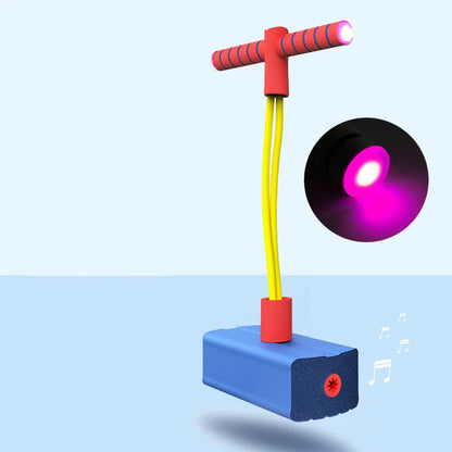 Children's balance bouncing ball toy with detachable handle in various colours