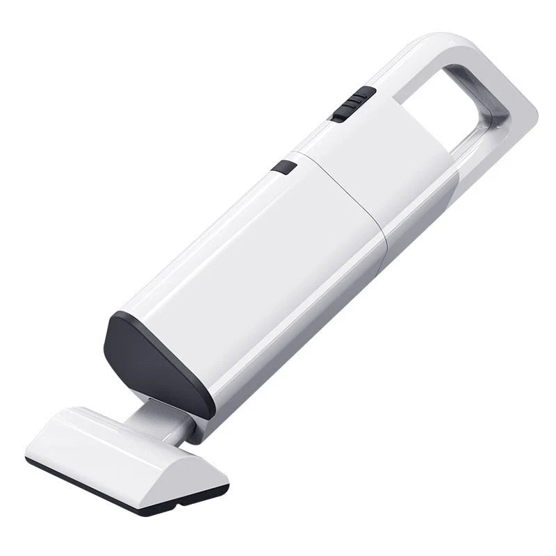 Wireless rechargeable handheld vacuum cleaner in white and black options
