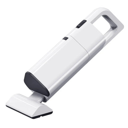 Wireless rechargeable handheld vacuum cleaner in white and black options