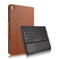 M5 Pro 10.8 inch Bluetooth keyboard case with imitation leather frame in black and brown colour options