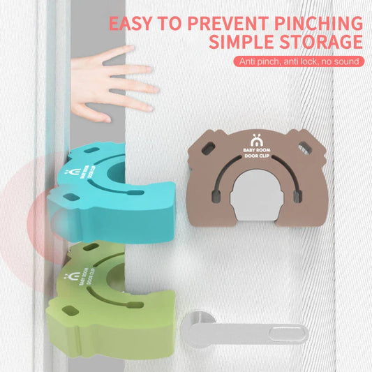 Cartoon animal safety door stopper for baby and child finger protection